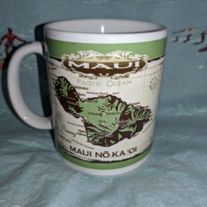 Maui map mug