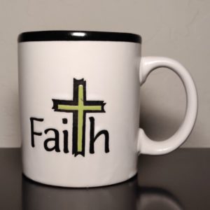 Faith + cross mug