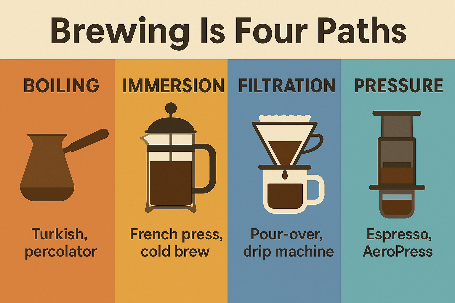 B.I.F.P—Brewing is Four Paths